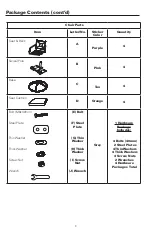 Preview for 3 page of Atleisure 5PC Swivel Dining Set FRN-102030 Assembly & Care Instructions