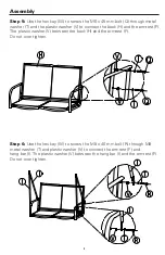 Предварительный просмотр 6 страницы Atleisure 9022334 Assembly & Care Instructions