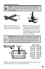 Preview for 4 page of Atleisure Seasons Sentry UMB-955258 Series Assembly, Care & Use Manual