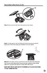 Preview for 5 page of Atleisure Seasons Sentry UMB-955258 Series Assembly, Care & Use Manual