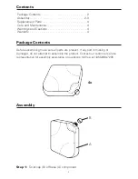 Preview for 2 page of Atleisure UMB-901950 Assembly & Care Instructions