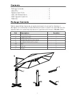 Preview for 2 page of Atleisure UMB-952590 Assembly & Care Instructions