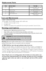 Preview for 7 page of Atleisure UMB-M60049 Assembly & Care Instructions