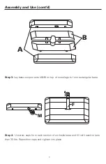 Preview for 4 page of Atleisure UMB-M70629 Assembly & Care Instructions