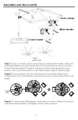 Preview for 6 page of Atleisure UMB-M70629 Assembly & Care Instructions