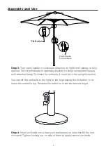 Preview for 4 page of Atleisure UMB-M70633 Assembly, Care & Use Manual