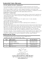 Preview for 6 page of Atleisure UMB-M70633 Assembly, Care & Use Manual