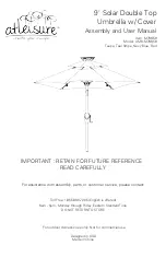 Preview for 1 page of Atleisure UMB-M78859 Assembly And User'S Manual