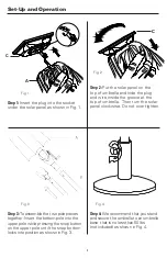 Preview for 3 page of Atleisure UMB-M78859 Assembly And User'S Manual