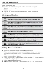 Preview for 6 page of Atleisure UMB-M78859 Assembly And User'S Manual