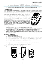 atlfire ATL-991 Instruction Manual preview