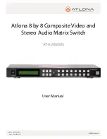 Atlona AT-AV0808N User Manual предпросмотр