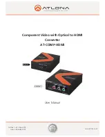 Atlona AT-COMP-HDMI User Manual preview