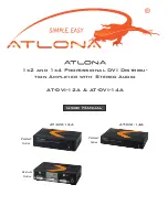 Atlona AT-DVI-12A User Manual preview