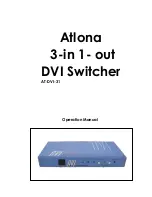 Atlona AT-DVI-31 Operation Manual preview