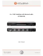 Atlona AT-DVI-81A User Manual preview