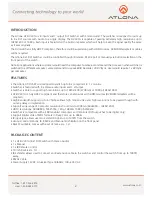 Preview for 3 page of Atlona AT-DVI-81A User Manual