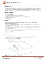 Предварительный просмотр 3 страницы Atlona AT-DVIRX-RSNET User Manual