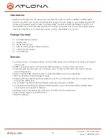 Preview for 3 page of Atlona AT-H2H-44M User Manual