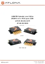 Предварительный просмотр 1 страницы Atlona AT-HD-RG100SR User Manual