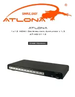 Atlona AT-HD-V112 User Manual preview