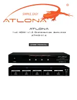 Atlona AT-HD-V14 User Manual preview