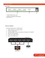 Preview for 5 page of Atlona AT-HD-V14 User Manual