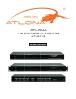 Preview for 1 page of Atlona AT-HD-V18 User Manual