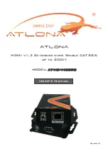 Preview for 1 page of Atlona AT-HD-V40SRS User Manual