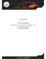 Atlona AT-HD-V88M User Manual preview