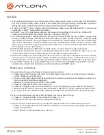 Preview for 10 page of Atlona AT-HD4-SI40SR User Manual