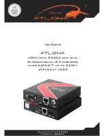 Предварительный просмотр 1 страницы Atlona AT-HD4-V110R User Manual