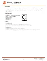 Preview for 3 page of Atlona AT-HD4-V41 User Manual