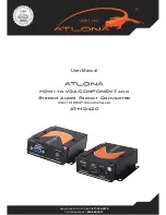 Предварительный просмотр 1 страницы Atlona AT-HD420 User Manual