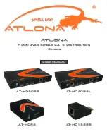 Atlona AT-HD50RSL User Manual preview