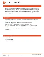 Preview for 3 page of Atlona AT-HD530 User Manual