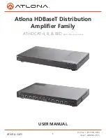 Atlona AT-HDCAT-4 User Manual preview