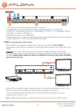 Предварительный просмотр 4 страницы Atlona AT-HDDA-16 User Manual