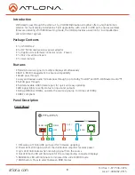 Preview for 3 page of Atlona AT-HDDA-2 User Manual