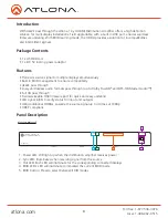 Preview for 3 page of Atlona AT-HDDA-4 User Manual