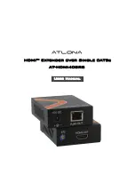 Preview for 1 page of Atlona AT-HDMI40SRS User Manual