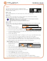 Preview for 6 page of Atlona AT-HDR-EX-70C-KIT Installation Manual
