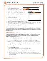 Preview for 7 page of Atlona AT-HDR-EX-70C-KIT Installation Manual
