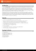 Preview for 8 page of Atlona AT-HDVS-200-RX Manual