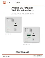 Atlona AT-HDWP-IR-UK User Manual preview