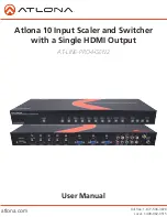 Preview for 1 page of Atlona AT-LINE-PRO4-GEN2 User Manual