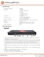 Preview for 4 page of Atlona AT-LINE-PRO4-GEN2 User Manual