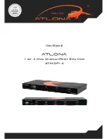 Предварительный просмотр 1 страницы Atlona AT-MDP14 User Manual