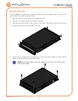 Предварительный просмотр 4 страницы Atlona AT-OME-SR21 Installation Manual