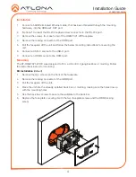 Preview for 4 page of Atlona AT-OME-TX21-WP-E Installation Manual